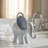 Hand-Painted Elephant Decorative Object