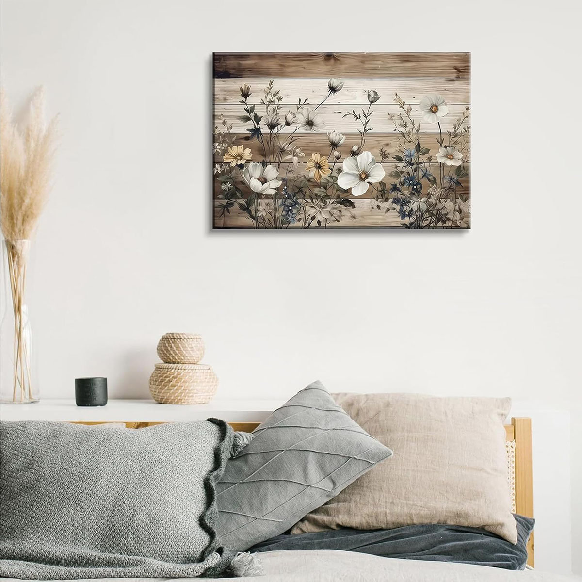 Ophelia & Co. Vintage Floral Wall Art Rustic Flowers Wall Decor ...