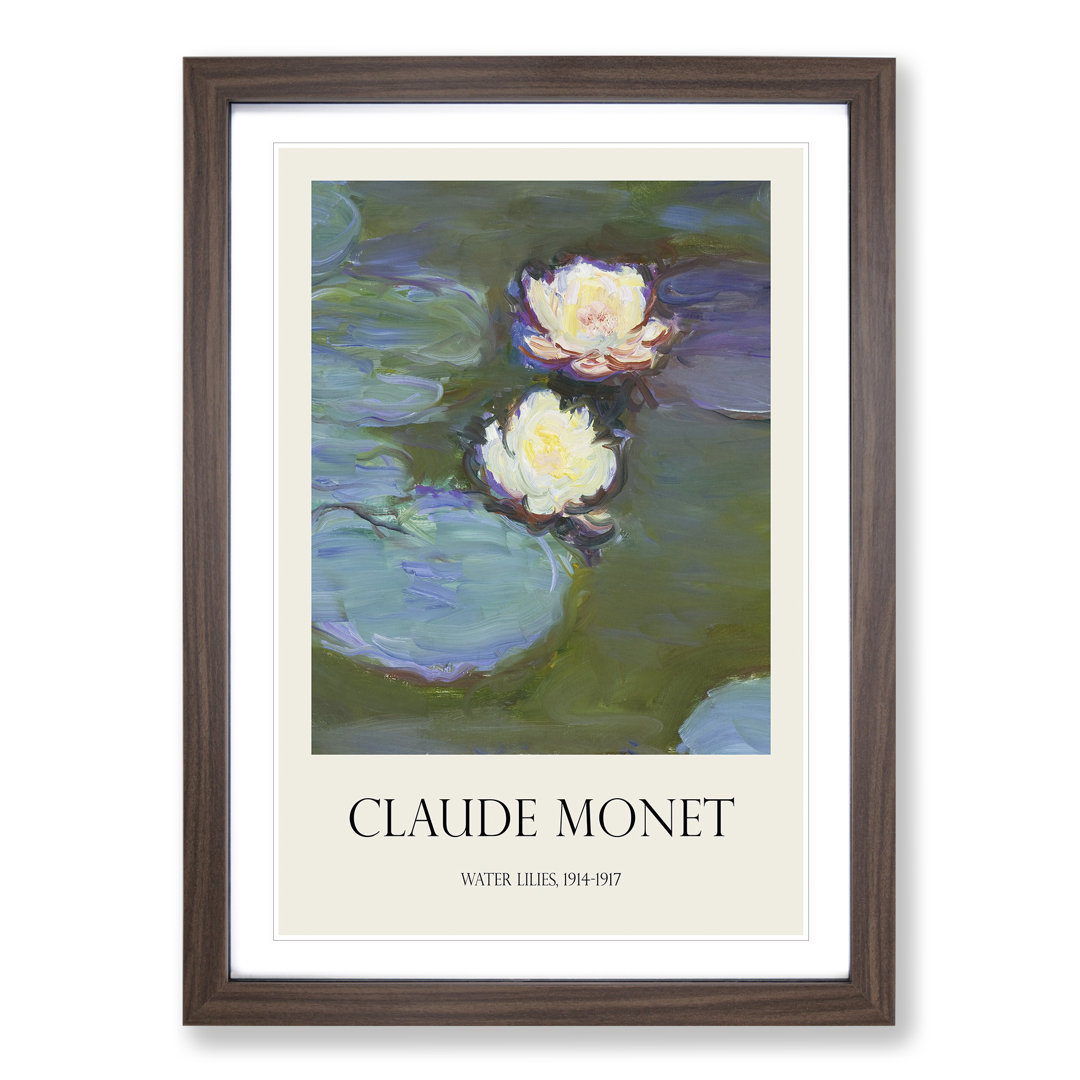 Water Lilies Lily Pond Vol.41 by Claude Monet - Picture Frame Art Prints