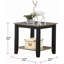 Table de bout simple en bois d'hévéa-1824193327