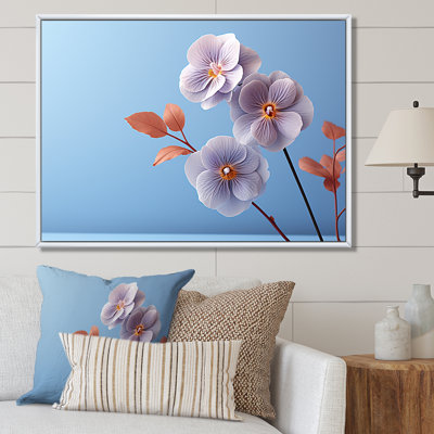 " Minimalist Serenity Soft Pansy "