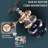 72" Large Ceiling Fan With Light, Dual Finish 8 Blades, Remote Dimmable Timer