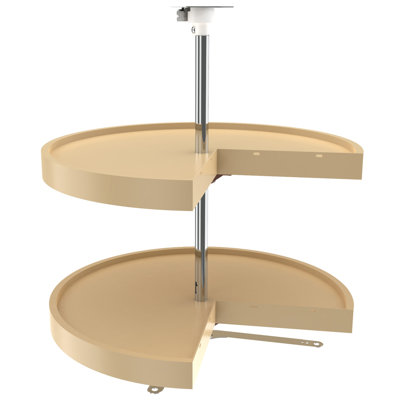Rev-A-Shelf Lazy Susan Pie-Cut Polymer 2-Shelf