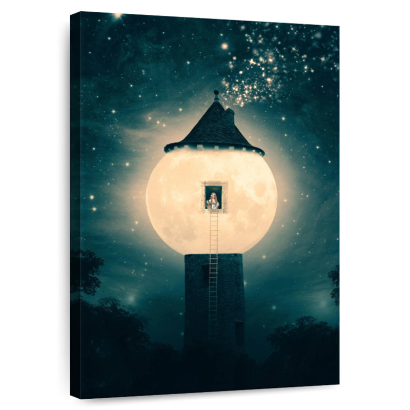 Oberle The Moon Tower, 51" H x 34" W