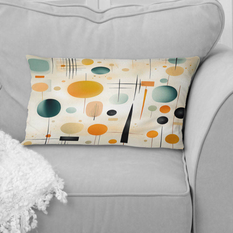 Coussin Mcm Abstract Expressions I - Midcentury