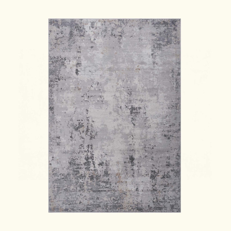 Tapis de chambre à coucher abstrait sans perte de perte de salle à manger de bureau à domicile élégant et résistant aux taches