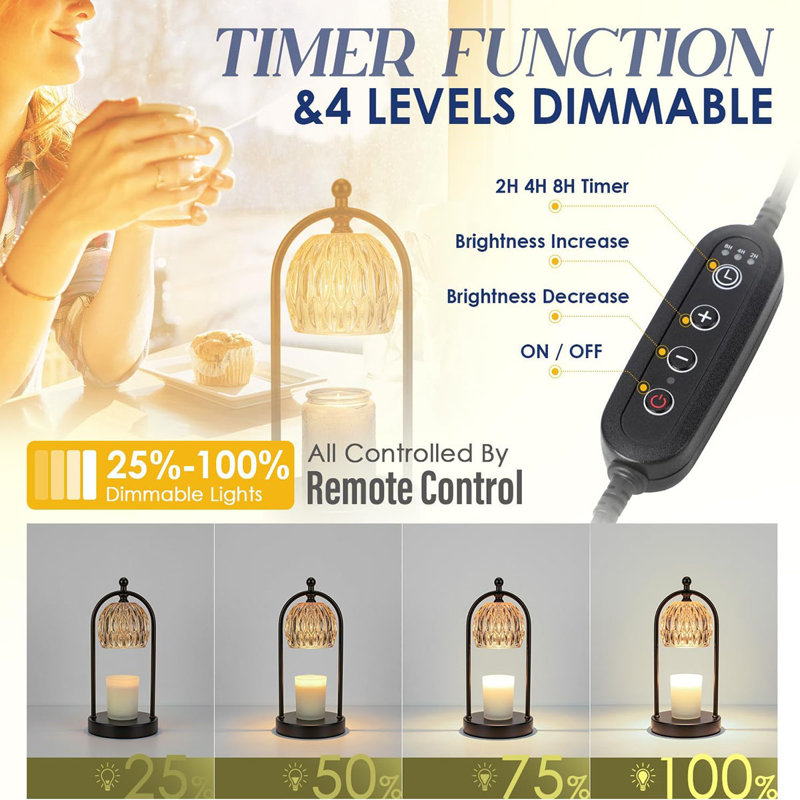 Candle Warmer Lamp with Timer