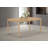 Milan Walnut Rectangular Dining Table with Smooth Rounded Corners-897121361