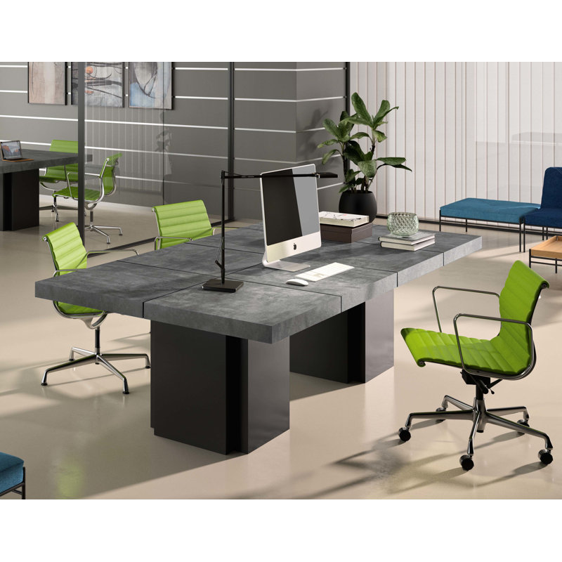 Laubestein Dining Table, Gray/Black 