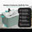Caskvalley Modern Bathroom Vanity with Straight Fluted Design 24" Wide-1158663206