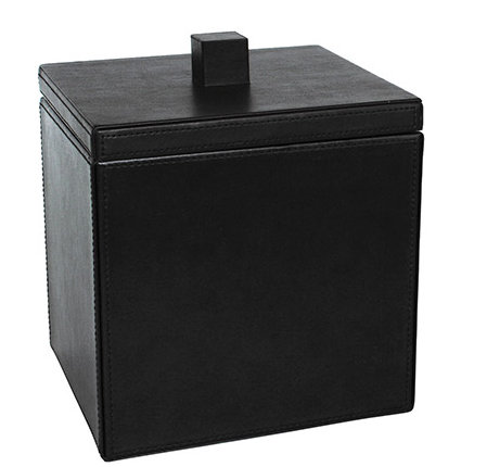Seau à glace carré 3,5 qt London, Noir