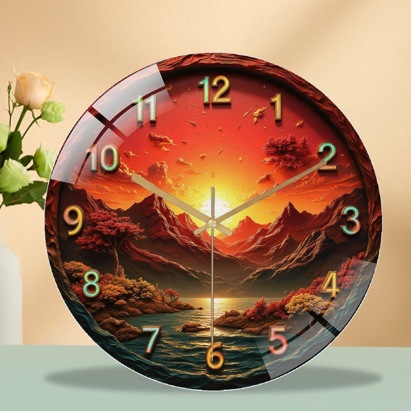 Horloge murale Sunset