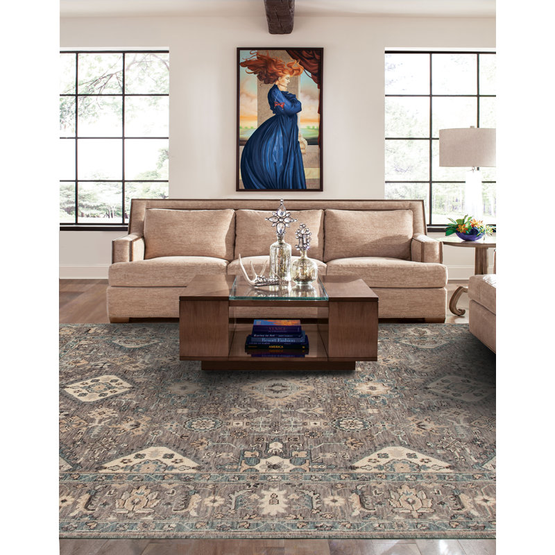 Tapis rectangulaire en laine Shangri-la, Rectangle 9 pi x 12 pi