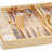 Croc Leather Backgammon Set, Fawn