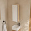 Armoire de toilette avec miroir 10 po