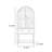 Vintage Carved Storage Bookcase-110329161