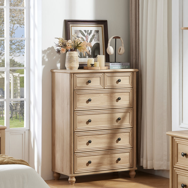 6 drawer tall dresser HUAHUU for Bedroom, 50 Inch Dressers & Rattan Chest of Drawers, Boho Style, Wood Modern Dressers Organizer for Bedroom, Living Room, Hallway, Entryway, Oak : Home & Kitchen from contemporary to traditional Relefree Modern 6 Drawer Dresser,