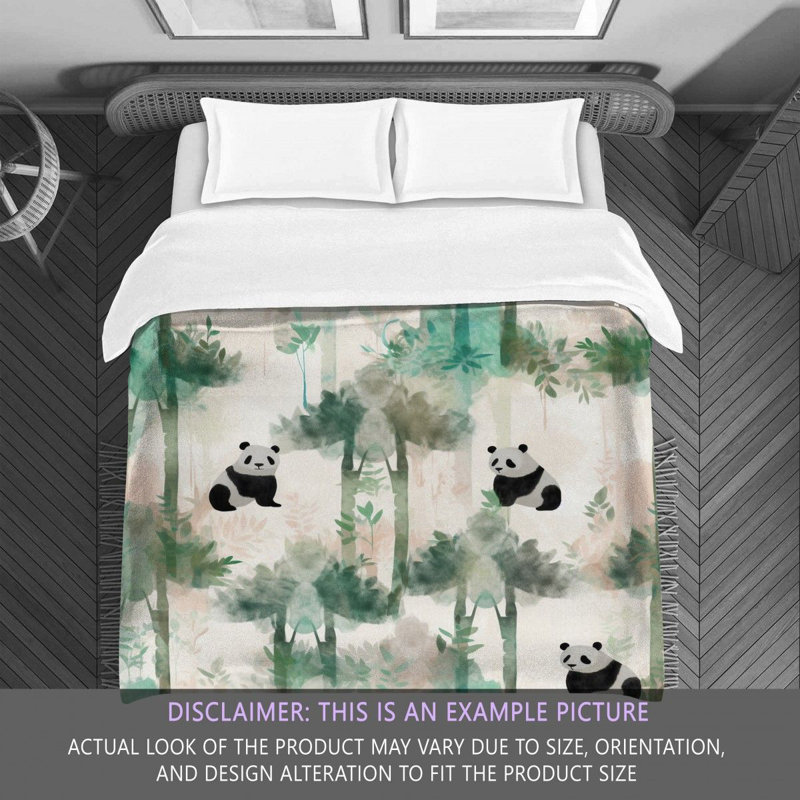 Panda Bamboo Bedding, Twin Extra Long Comforter