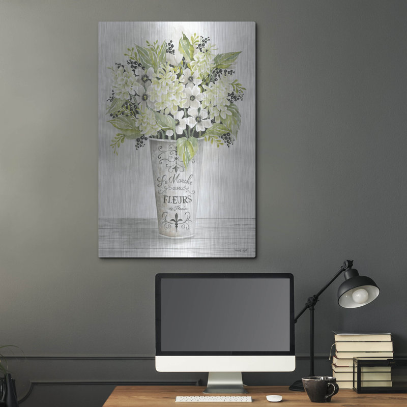 «French Floral I» par Cindy Jacobs, H 36 po x l 24 po