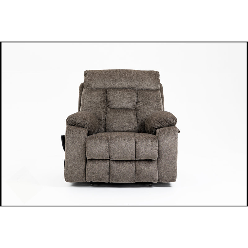 Oversized Electric Lift Chair With Heating, Massage, And 180-Degree Tilt, Perfect For Big And Tall Comfort, Dark Brown