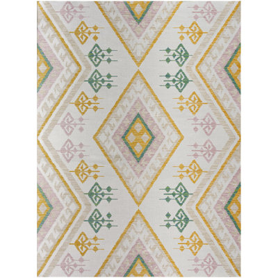 Tapis intérieur / extérieur rectangulaire Yumie