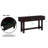 52" Sofa Table With Storage Drawers, Mid Century Farmhouse Fluted Console Table With Solid Wood Legs, Entryway Table