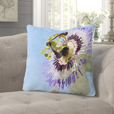 Coussin décoratif fleur Juarez