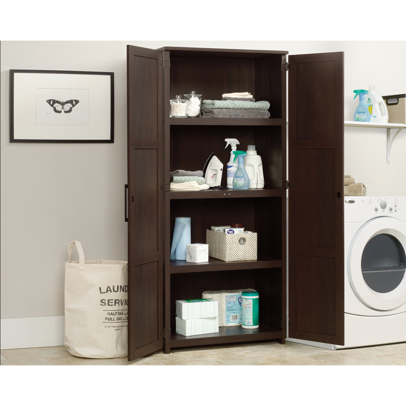 Armoire de rangement Tamika, Marron foncé