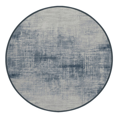 Tapis abstrait gris lavable à la machine