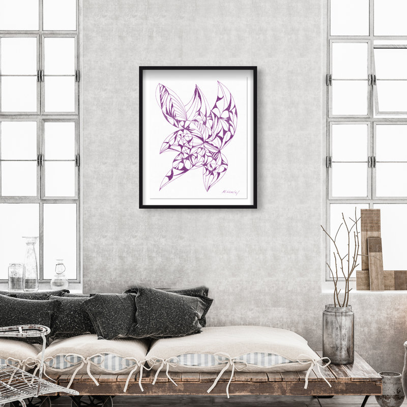 Manuel Roman - Starfish Shadowbox Abstract Print by Oliver Gal, Black Frame, 10 x 15, 37.5"H x 31.5"W, Black Shadowbox