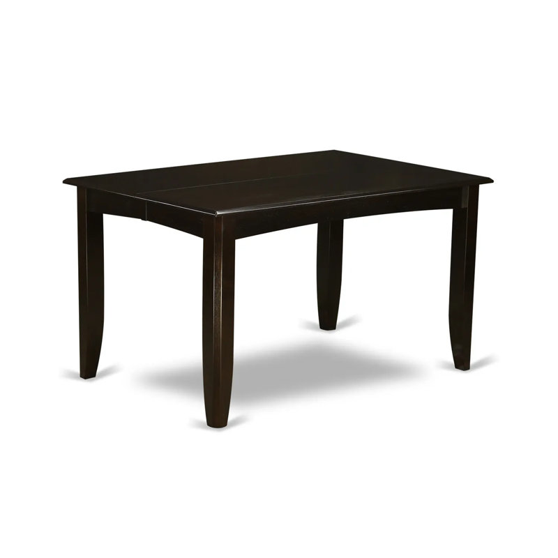 Table de salle à manger parfaite - un plateau de cuisine carré avec feuille papillon, cappuccino