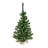 36cm Faux Pine Tree in Wicker/Rattan Freestanding