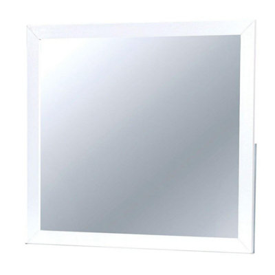 Bary Wood Flat Wall Mirror