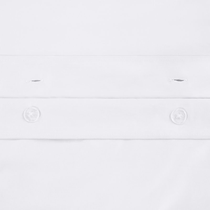 Ensemble de housse de couette 3 pièces Arling, Blanc, Housse de couette très grand / très grand califo