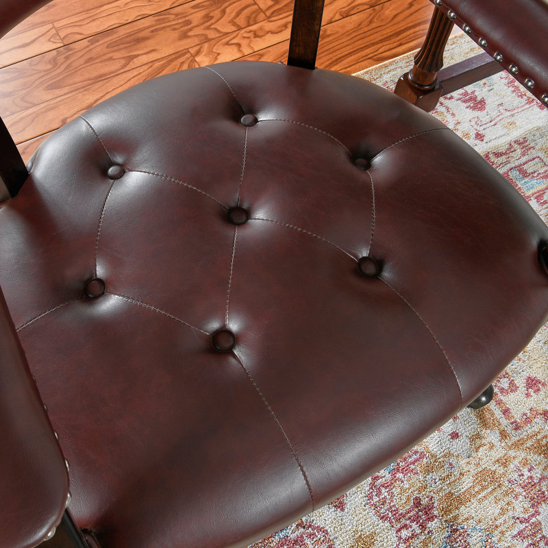 Chaise rembourrée Wexford, Rouge Bourgogne, 1