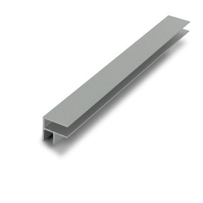 Outwater 1/4" Clear Anodized Aluminum 90 Degree 2-Way Corner Channel 72In Lengths (Pack Of 10)