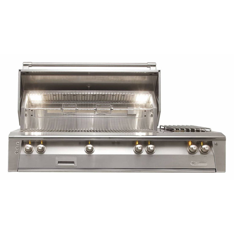 Alfresco 3 - Burner Built-In Gas Grill with Side Burner