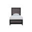 LIT DOUBLE GRIS SOLUTO ET NOIR-1402893026
