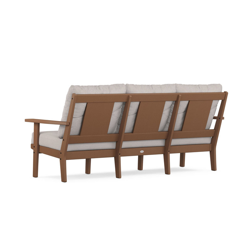 Canapé Prairie, Teck, Revolution® toile de jute dune