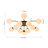 Carren Sputnik Glass Semi Flush Mount-105679056-112729380