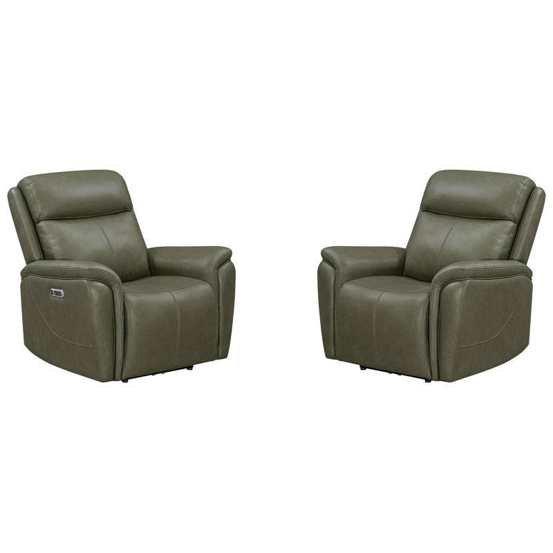 Ensemble de deux fauteuils inclinables électriques