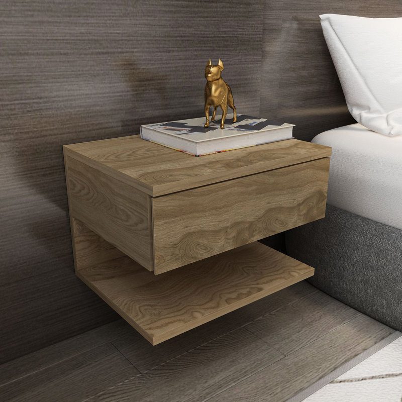 Table de chevet, Marron clair