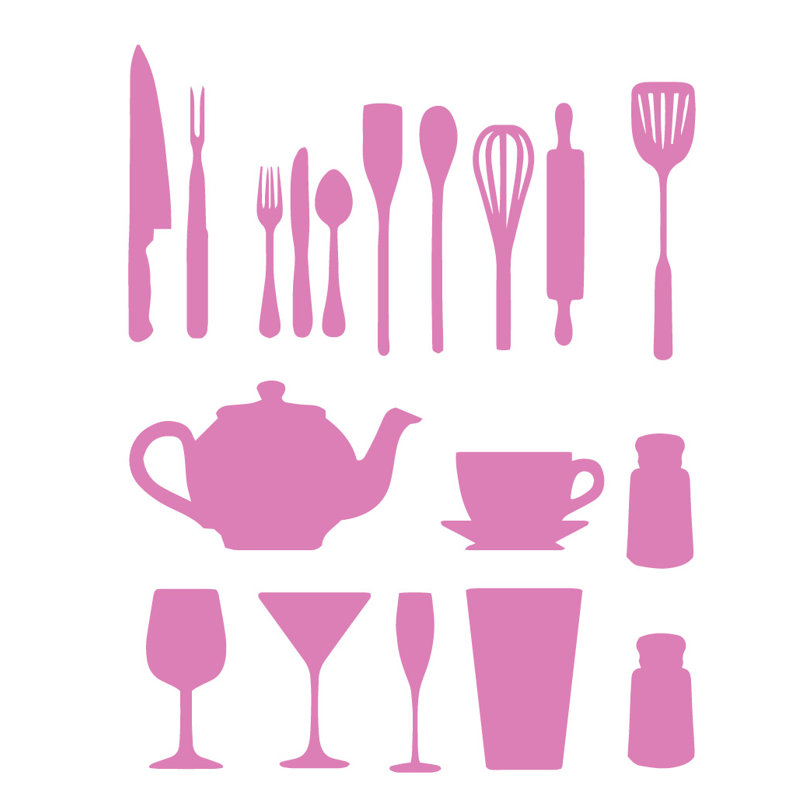 Food & Beverage Non-Wall Damaging Wall Decal, Bubble Gum, 51" H x 40" W x 0.01" D