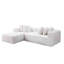 Canapé d'angle modulaire Cloud 107,9 po avec méridienne en L, canapé moderne et minimaliste rembourré pour salon et chambre, canapé d'angle profond, aucun assemblage requis