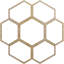 Médaillon de plafond en bois Florin-63411876-63411877