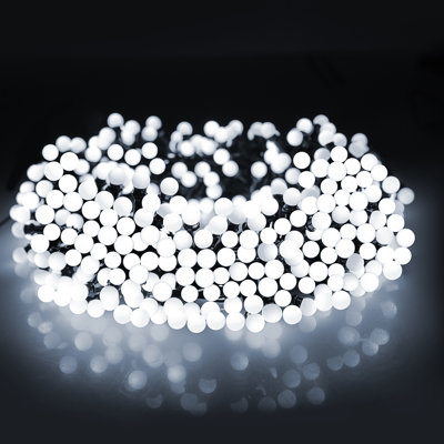 The Holiday Aisle® Outdoor LED String Lights with Modes