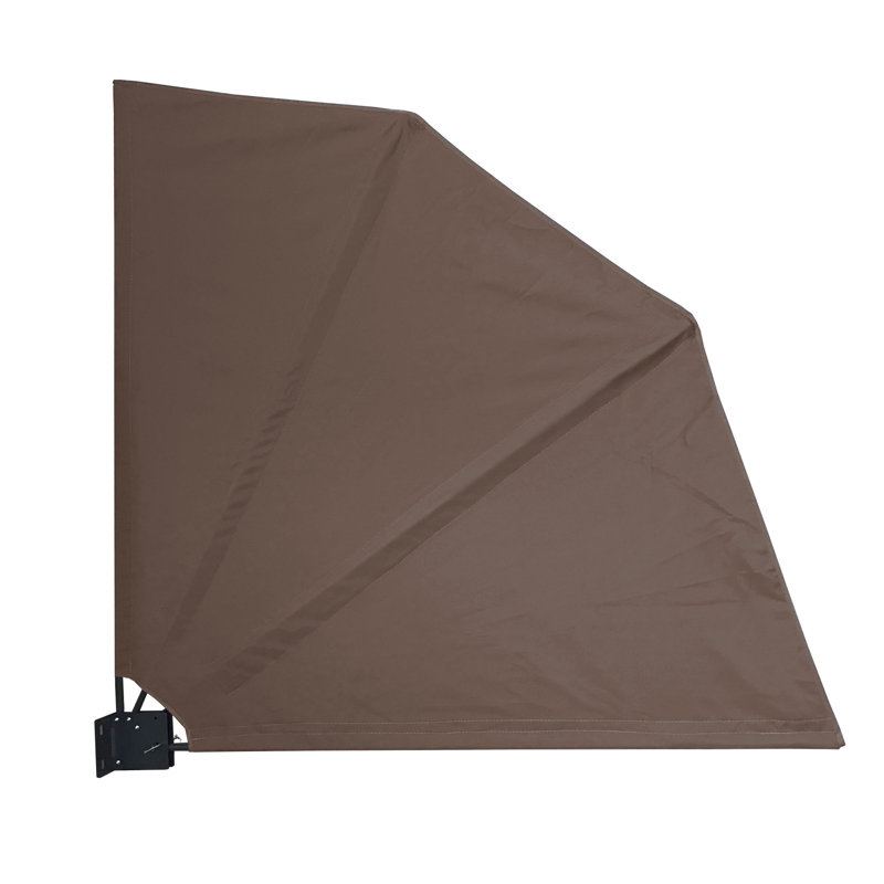 Dakota Fields 115cm W x 2cm D Retractable Hardware, Sand, 115cm x 115cm