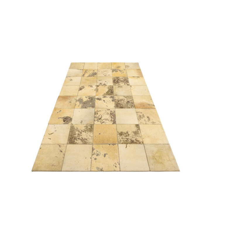 Tapis jaune moutarde Juliana