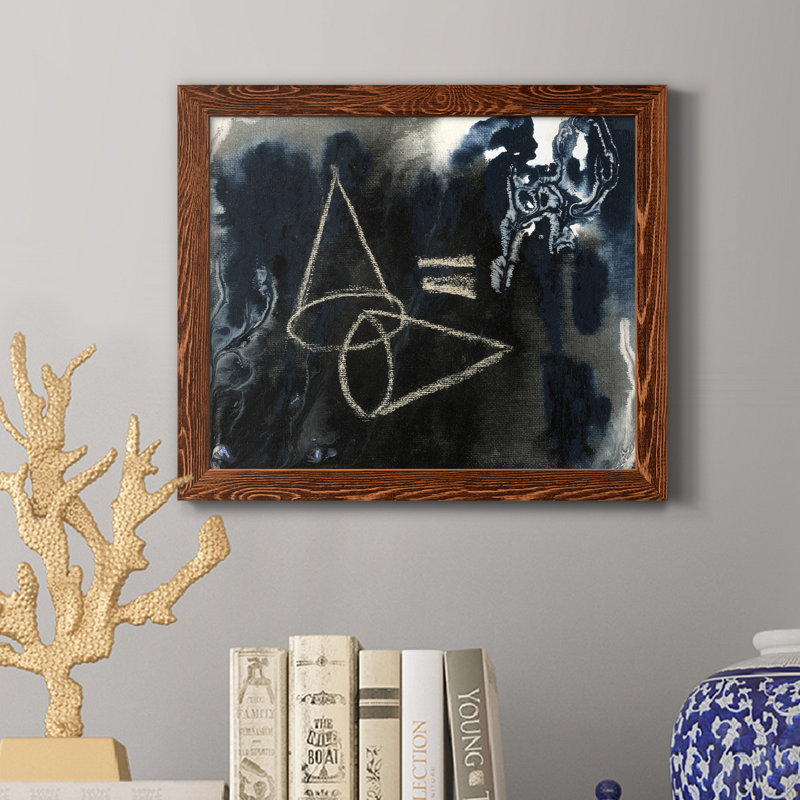 Cone Equation - Reproduction d'art graphique sur toile encadrée, H 20 po x l 17 po x P 1,5 po, Cadre en érable