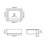 Wenty 19'' White Ceramic Rectangular Bathroom Sink
